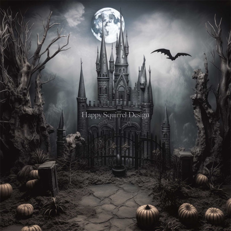 Kate Castle Beyond the Grave Backdrop Designed by Happy Squirrel Design - Kate Backdrop AU