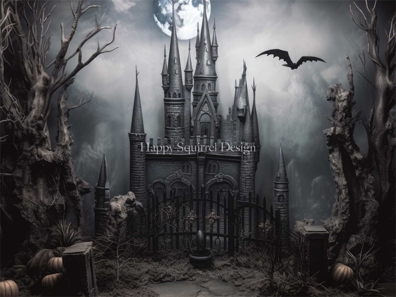 Kate Castle Beyond the Grave Backdrop Designed by Happy Squirrel Design - Kate Backdrop AU