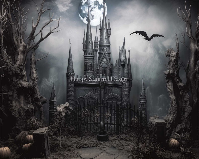 Kate Castle Beyond the Grave Backdrop Designed by Happy Squirrel Design - Kate Backdrop AU