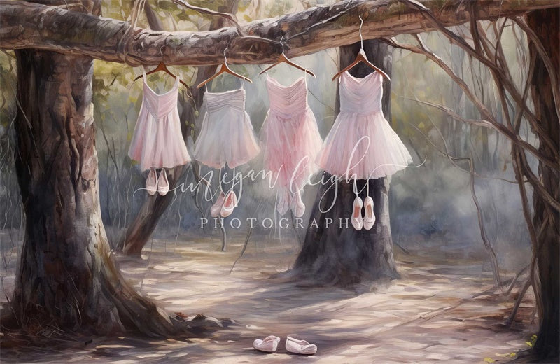 Kate Balletin the Woods Backdrop Designed by Megan Leigh Photography - Kate Backdrop AU