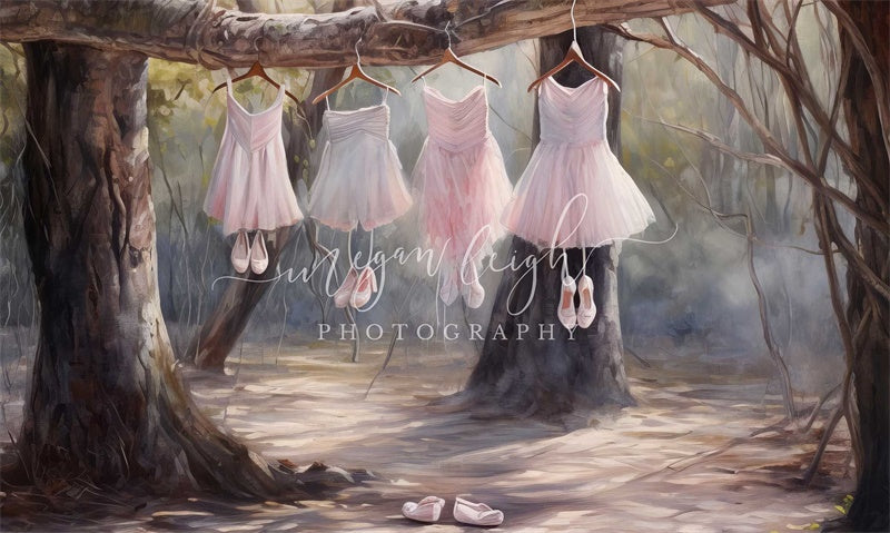 Kate Balletin the Woods Backdrop Designed by Megan Leigh Photography - Kate Backdrop AU
