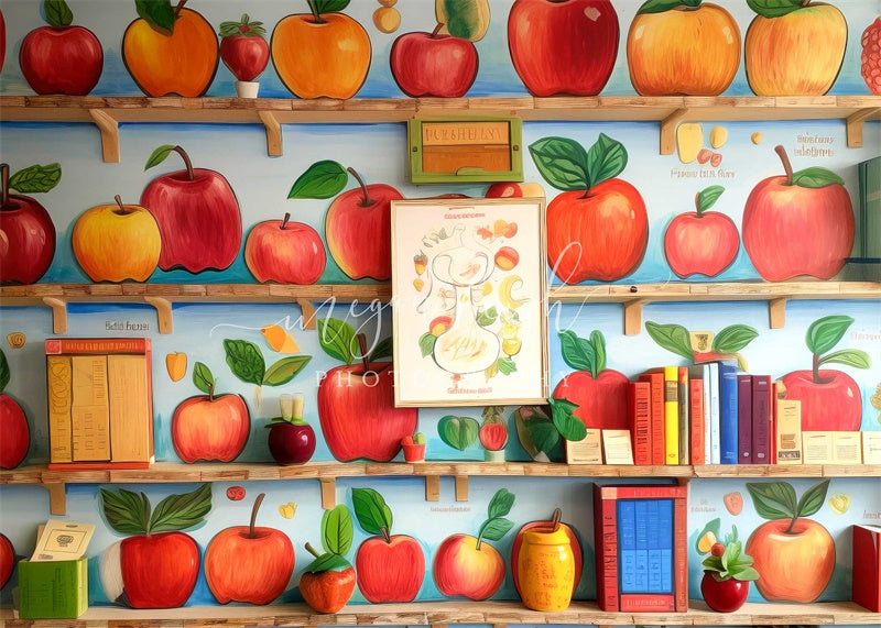 Kate Teachers Apple Backdrop Designed by Megan Leigh Photography - Kate Backdrop AU
