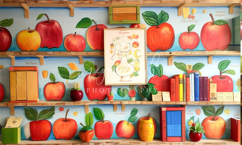 Kate Teachers Apple Backdrop Designed by Megan Leigh Photography - Kate Backdrop AU