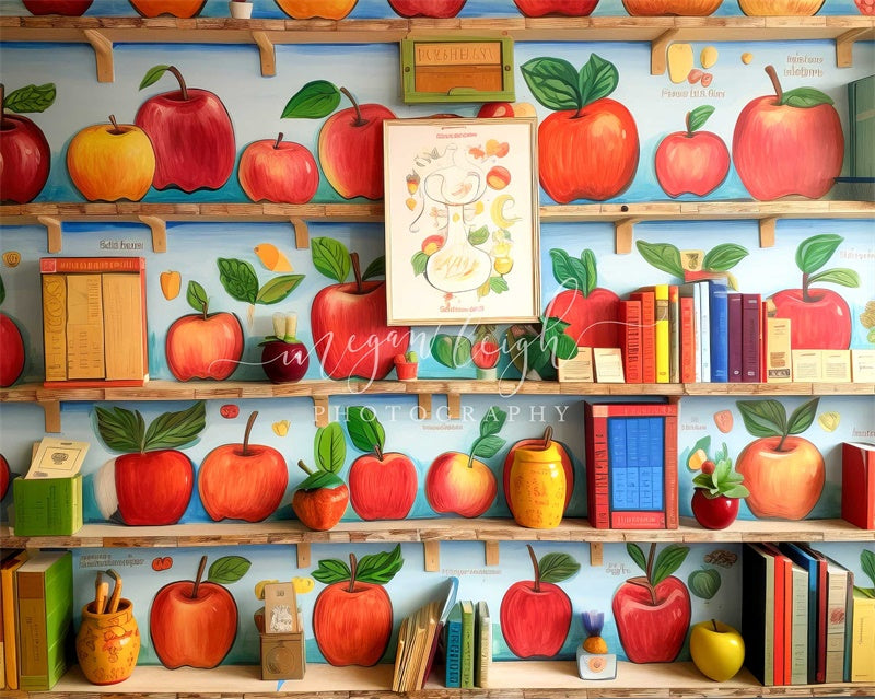 Kate Teachers Apple Backdrop Designed by Megan Leigh Photography - Kate Backdrop AU