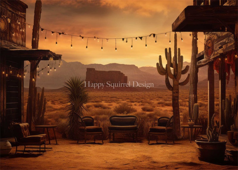 Kate Western Living Backdrop Designed by Happy Squirrel Design - Kate Backdrop AU