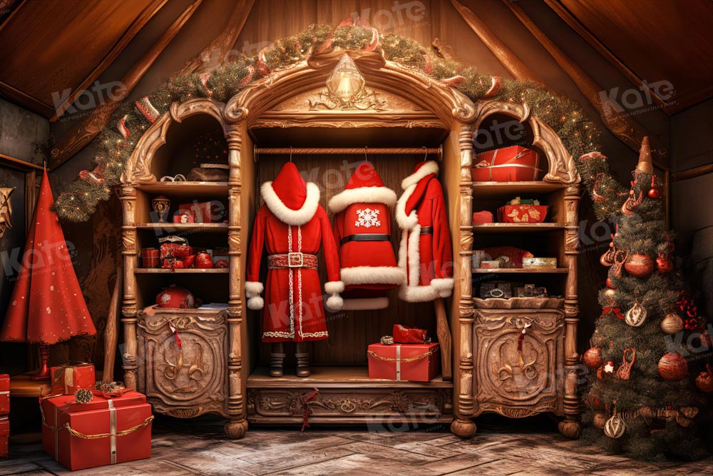 Kate Santa's Golden Wardrobe Backdrop for Photography