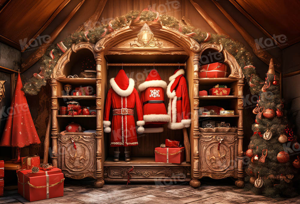 Kate Santa's Golden Wardrobe Backdrop for Photography