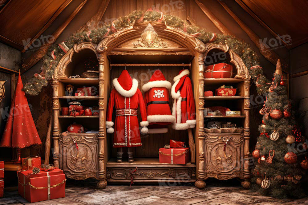 Kate Santa's Golden Wardrobe Backdrop for Photography