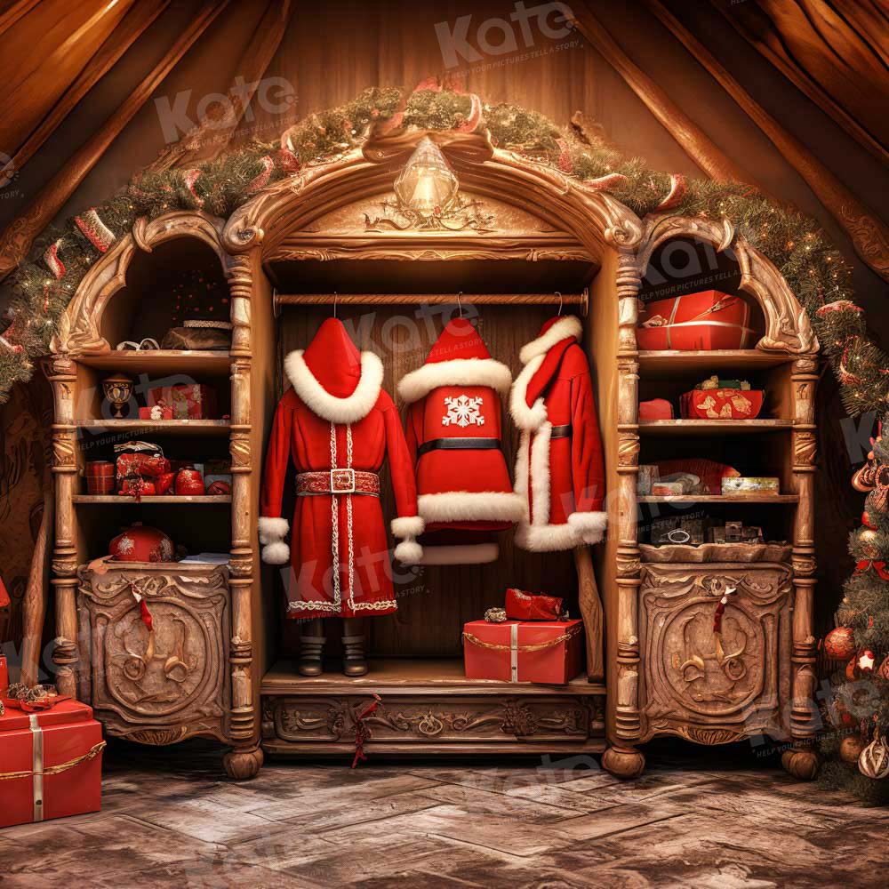 Kate Santa's Golden Wardrobe Backdrop for Photography