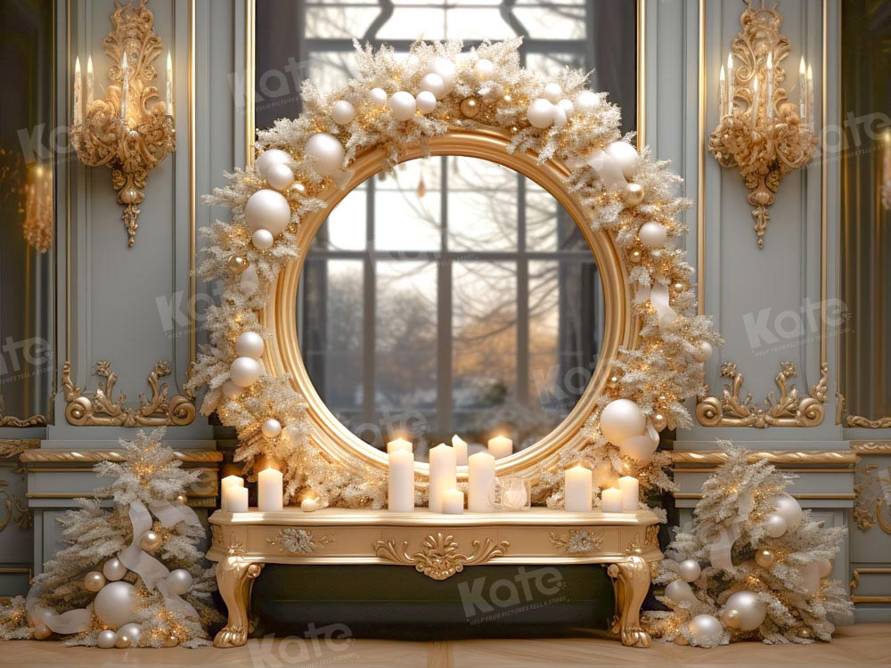 Kate Candle Balloon Mirror Wall Backdrop Designed by Emetselch - Kate Backdrop AU
