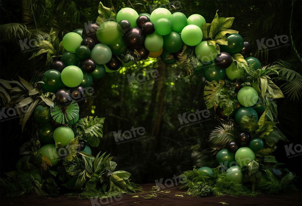 Kate Green Forest Balloon Backdrop for Photography - Kate Backdrop AU