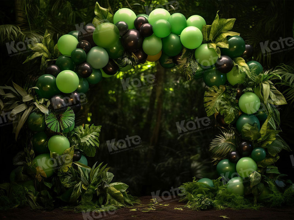 Kate Green Forest Balloon Backdrop for Photography - Kate Backdrop AU