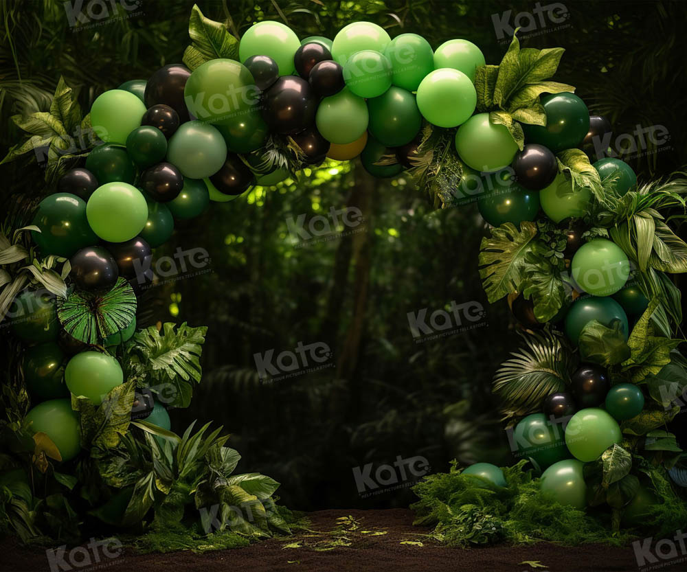 Kate Green Forest Balloon Backdrop for Photography - Kate Backdrop AU