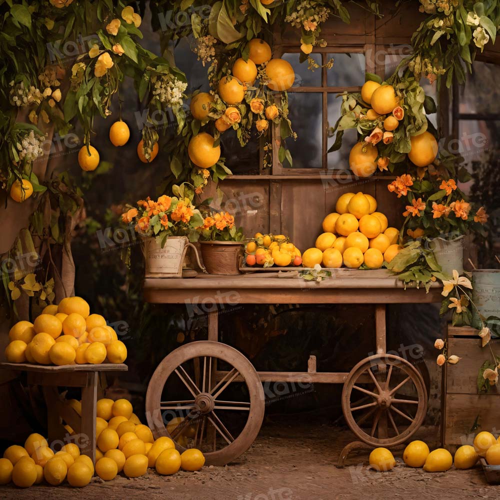 Kate Autumn Orange Tree Room Backdrop for Photography - Kate Backdrop AU