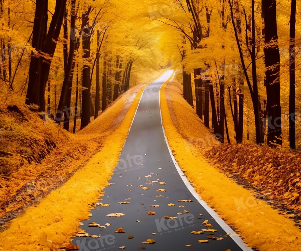 Kate Autumn Leaves Path Backdrop Designed by Chain Photography - Kate Backdrop AU