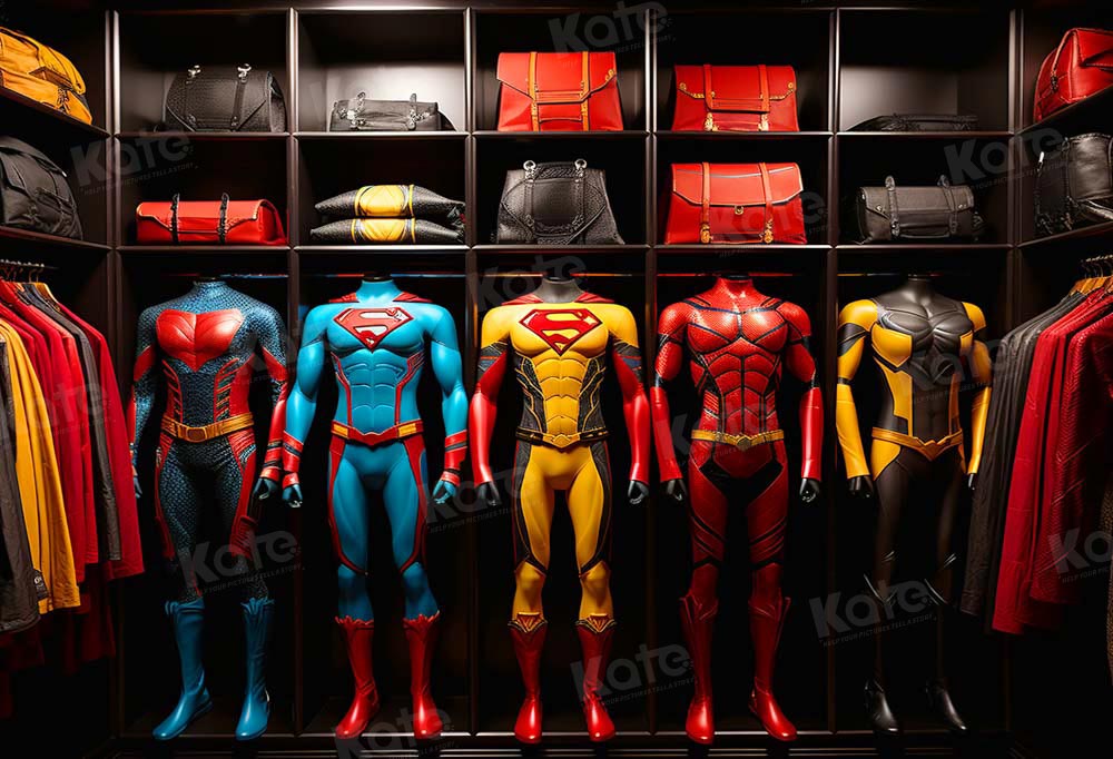 Kate Superman Bag Wardrobe Backdrop Designed by Emetselch - Kate Backdrop AU