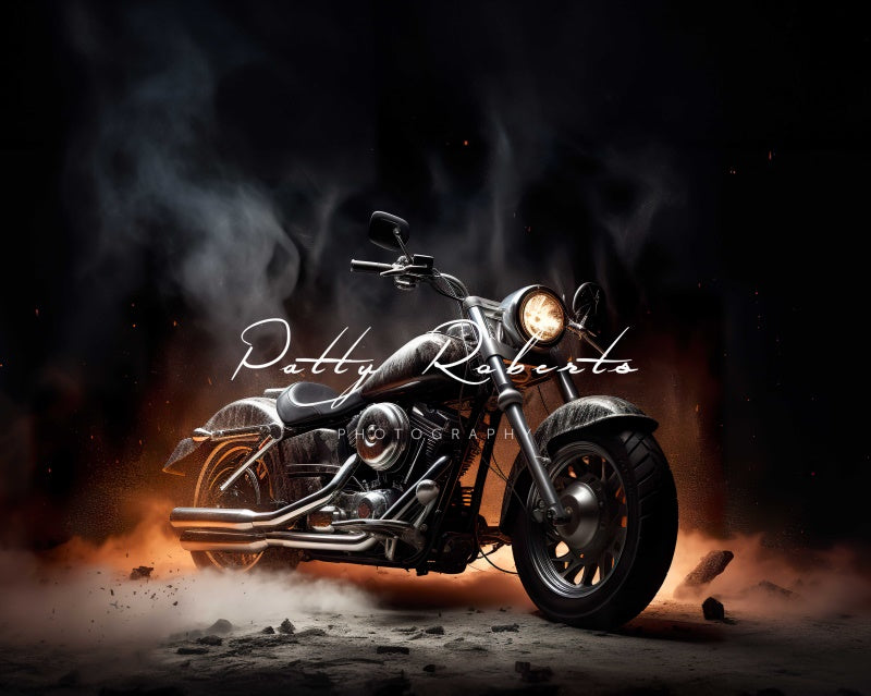 Kate Black Motorcycle Backdrop Designed by Patty Robertss - Kate Backdrop AU