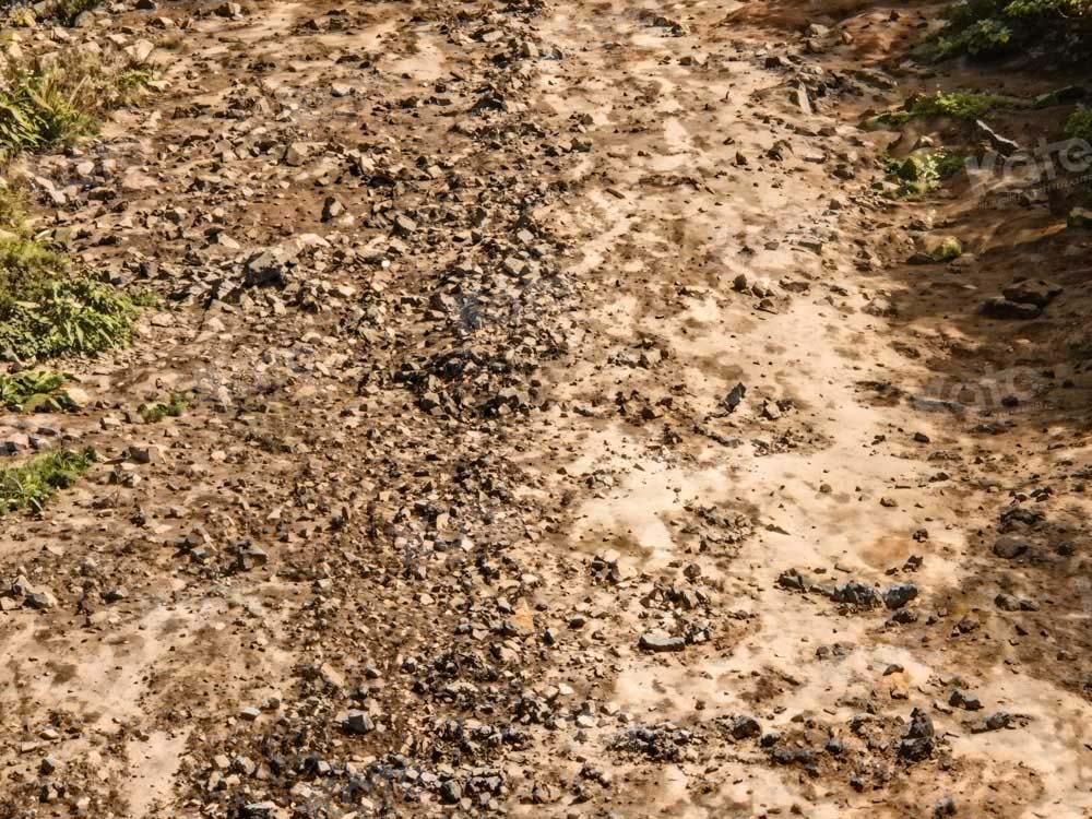 Kate Muddy Land Path Floor Backdrop Designed by Kate Image - Kate Backdrop AU