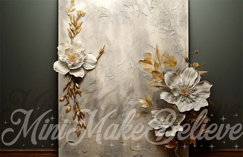 Kate Artistic White Flower Wall Backdrop Designed by Mini MakeBelieve - Kate Backdrop AU