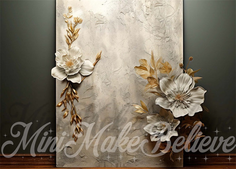 Kate Artistic White Flower Wall Backdrop Designed by Mini MakeBelieve - Kate Backdrop AU