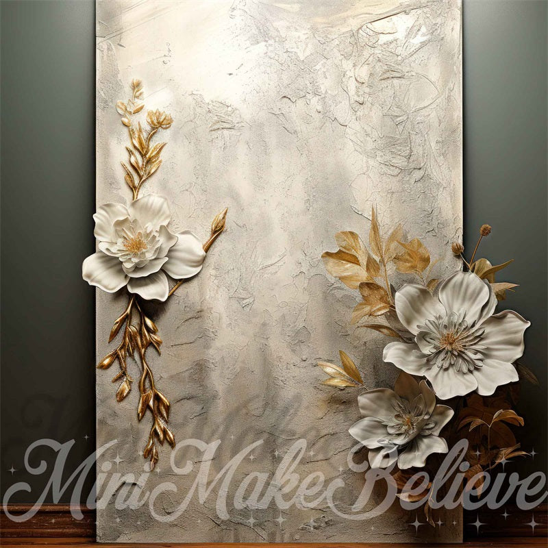 Kate Artistic White Flower Wall Backdrop Designed by Mini MakeBelieve - Kate Backdrop AU