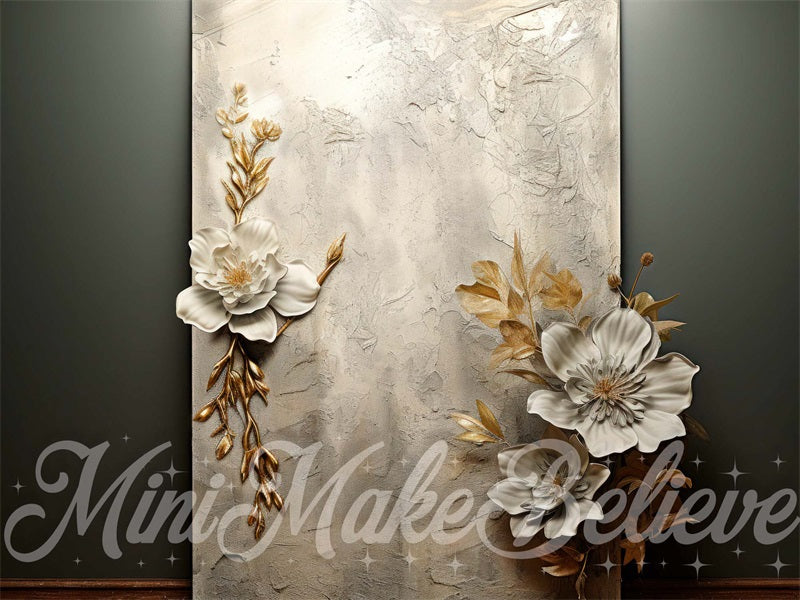 Kate Artistic White Flower Wall Backdrop Designed by Mini MakeBelieve - Kate Backdrop AU