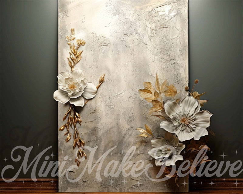 Kate Artistic White Flower Wall Backdrop Designed by Mini MakeBelieve - Kate Backdrop AU