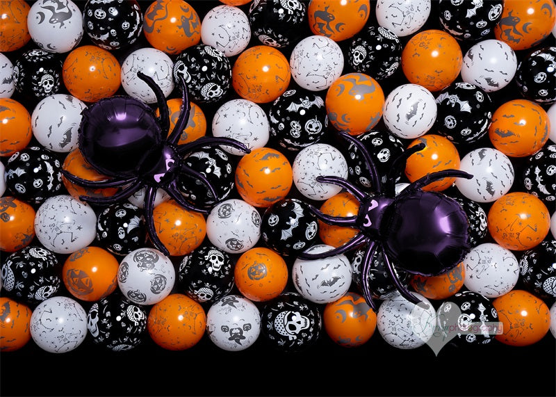 Kate Halloween Spider Backdrop for Photography Designed by Kerry Anderson - Kate Backdrop AU