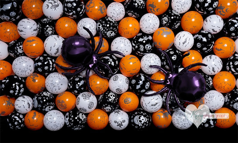 Kate Halloween Spider Backdrop for Photography Designed by Kerry Anderson - Kate Backdrop AU