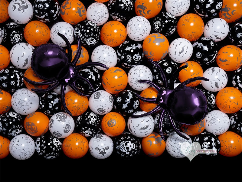 Kate Halloween Spider Backdrop for Photography Designed by Kerry Anderson - Kate Backdrop AU