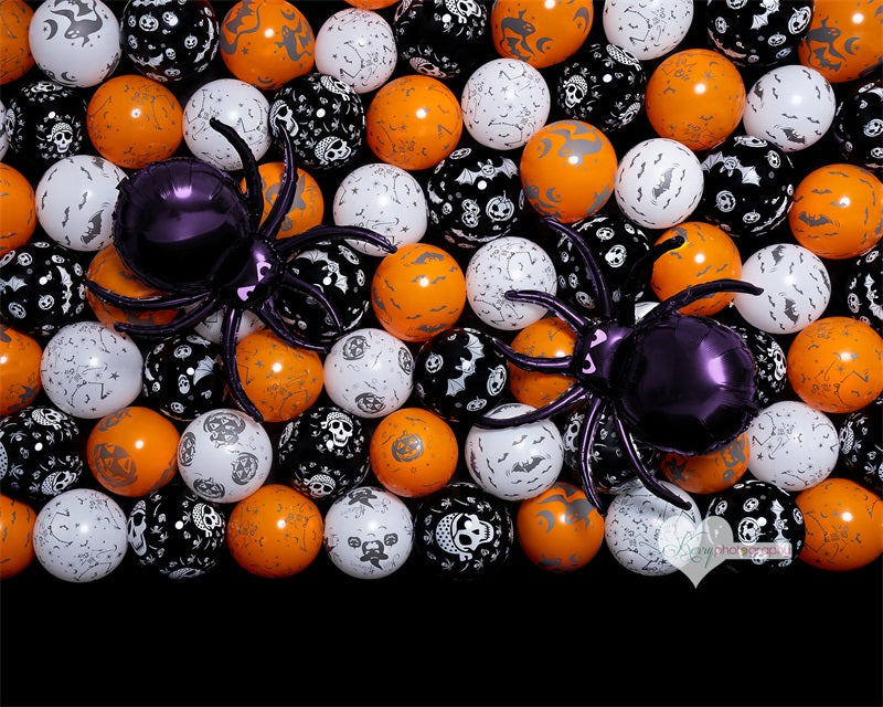 Kate Halloween Spider Backdrop for Photography Designed by Kerry Anderson - Kate Backdrop AU