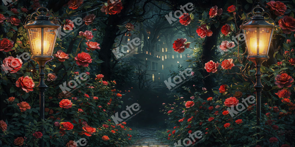 Kate Spring Forest Flower Lantern Backdrop Designed by Chain Photography - Kate Backdrop AU