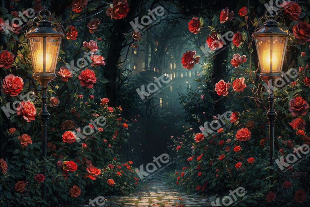 Kate Spring Forest Flower Lantern Backdrop Designed by Chain Photography - Kate Backdrop AU