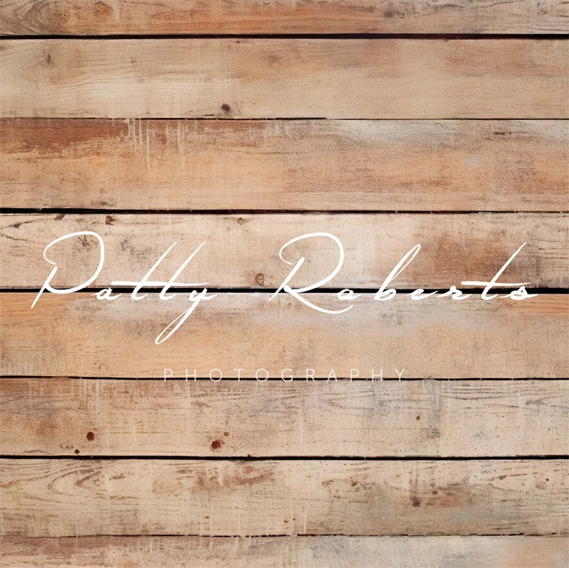 Kate Warm Distressed Wooden Planks Backdrop Designed by Patty Robertss - Kate Backdrop AU