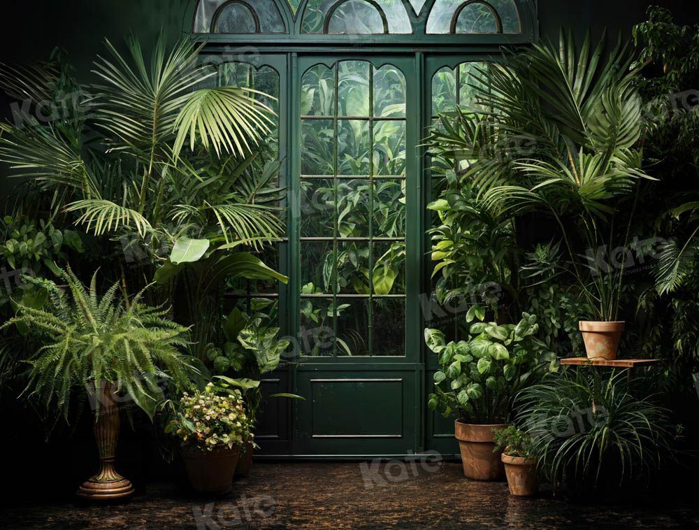 Kate Spring/Summer Green Plant Door Backdrop Designed by Emetselch - Kate Backdrop AU