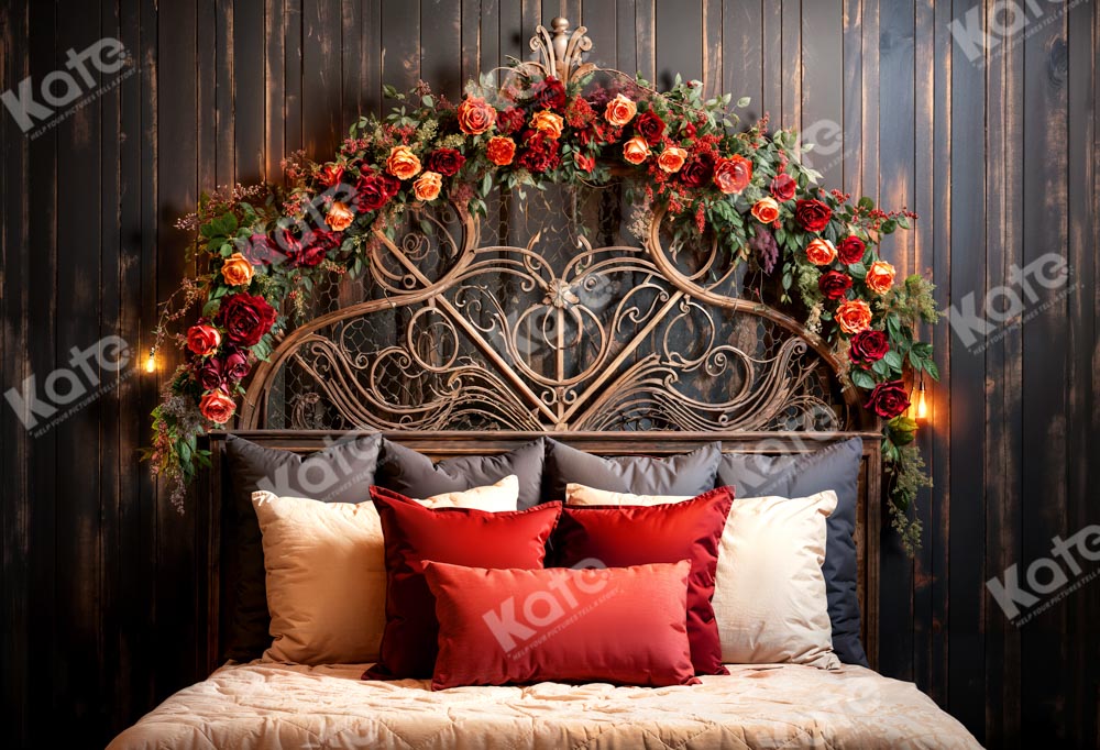 Kate Flower Metal Bedside Backdrop Designed by Emetselch - Kate Backdrop AU
