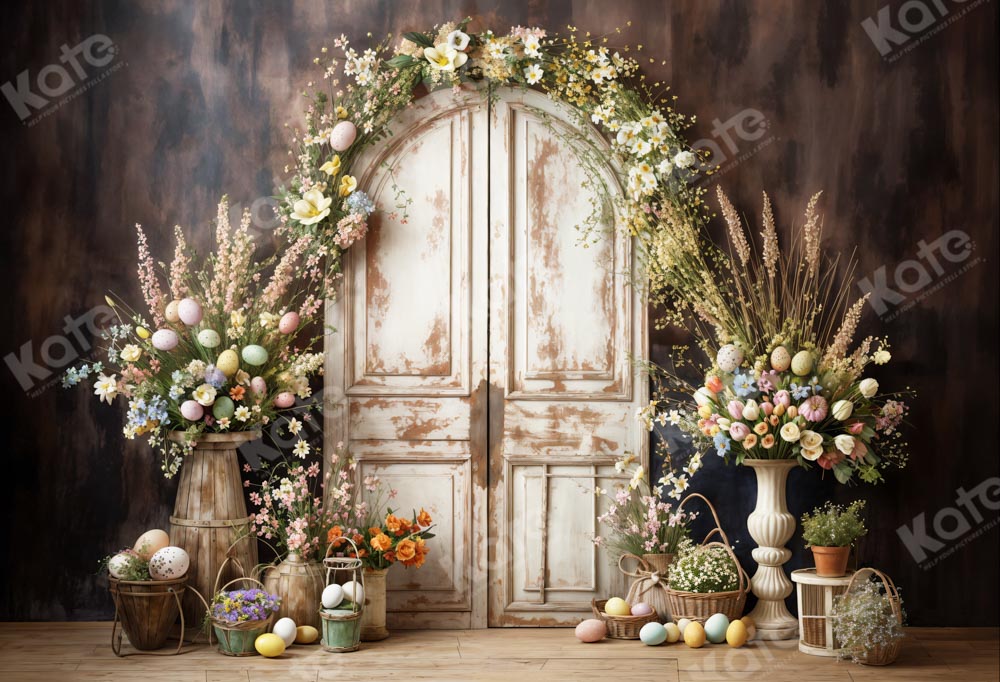 Kate Easter Egg Vintage Door Backdrop Designed by Chain Photography - Kate Backdrop AU