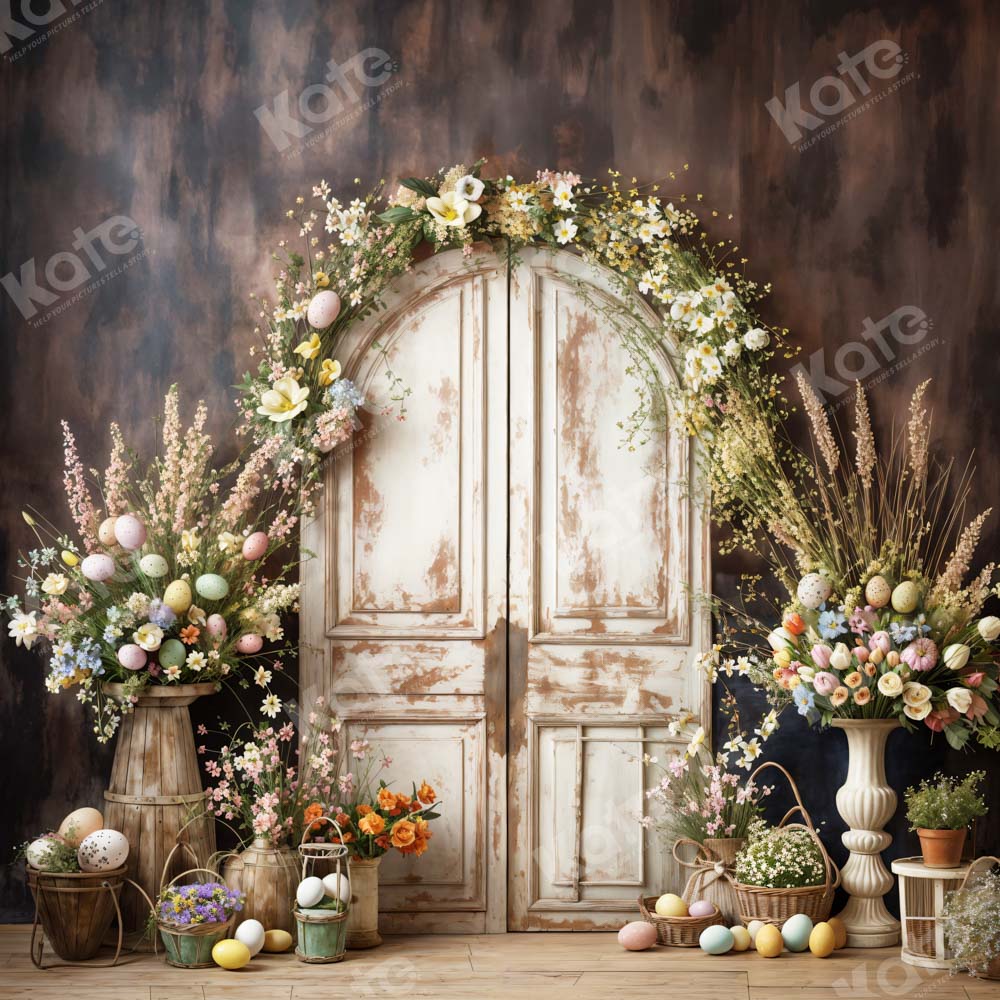 Kate Easter Egg Vintage Door Backdrop Designed by Chain Photography - Kate Backdrop AU