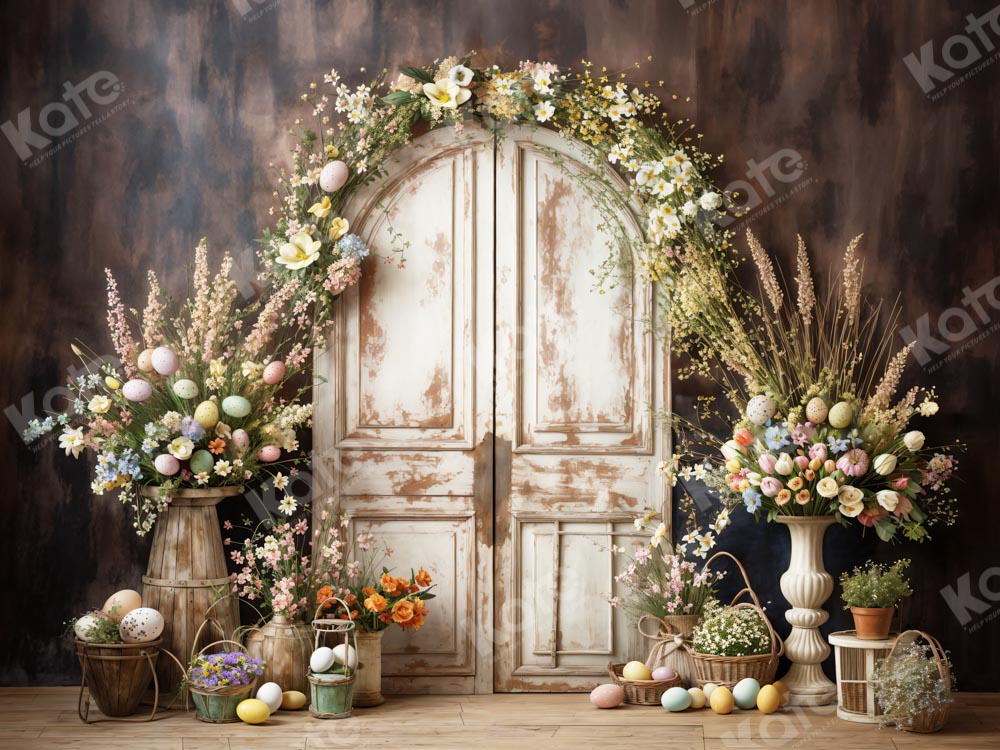 Kate Easter Egg Vintage Door Backdrop Designed by Chain Photography - Kate Backdrop AU