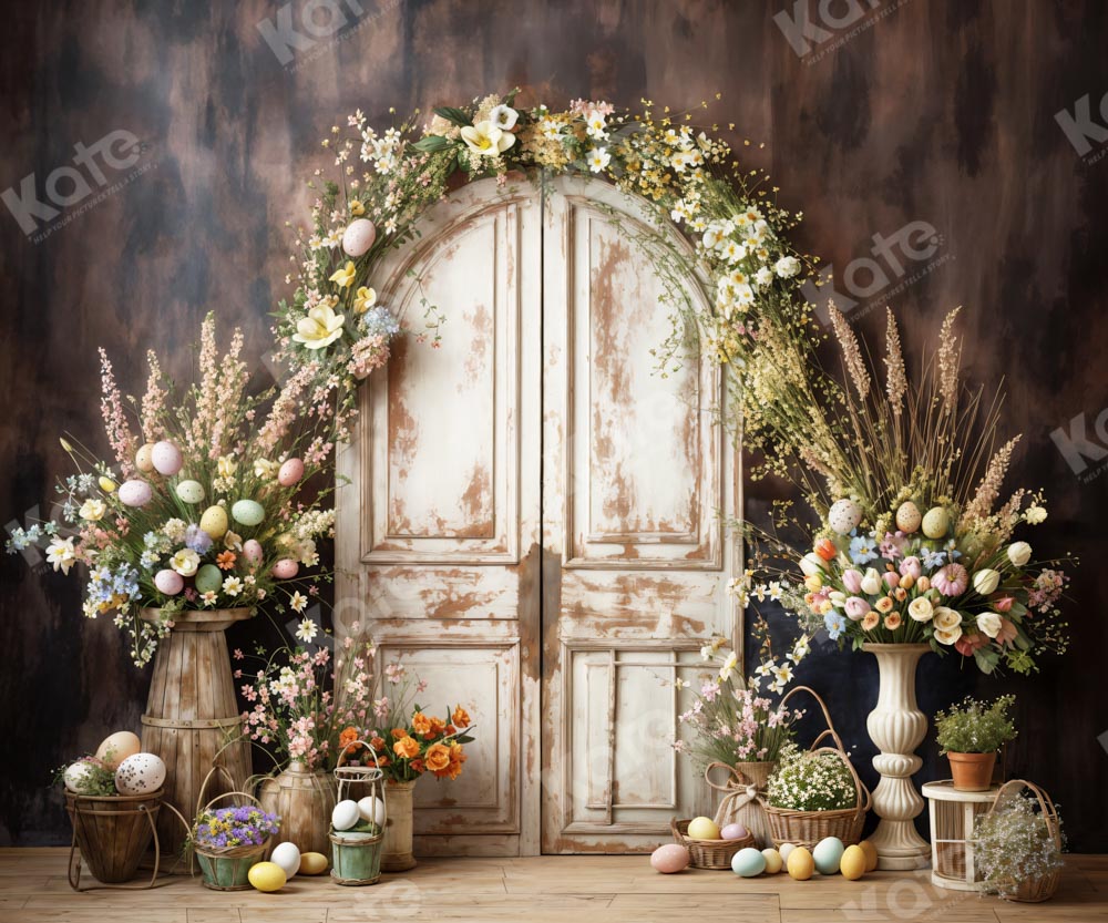 Kate Easter Egg Vintage Door Backdrop Designed by Chain Photography - Kate Backdrop AU