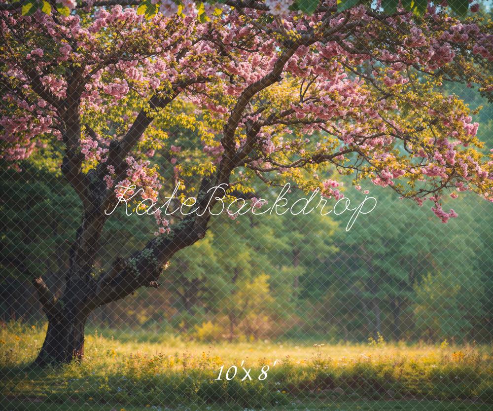 Kate Spring Outdoor Flower Tree Backdrop for Photography - Kate Backdrop AU
