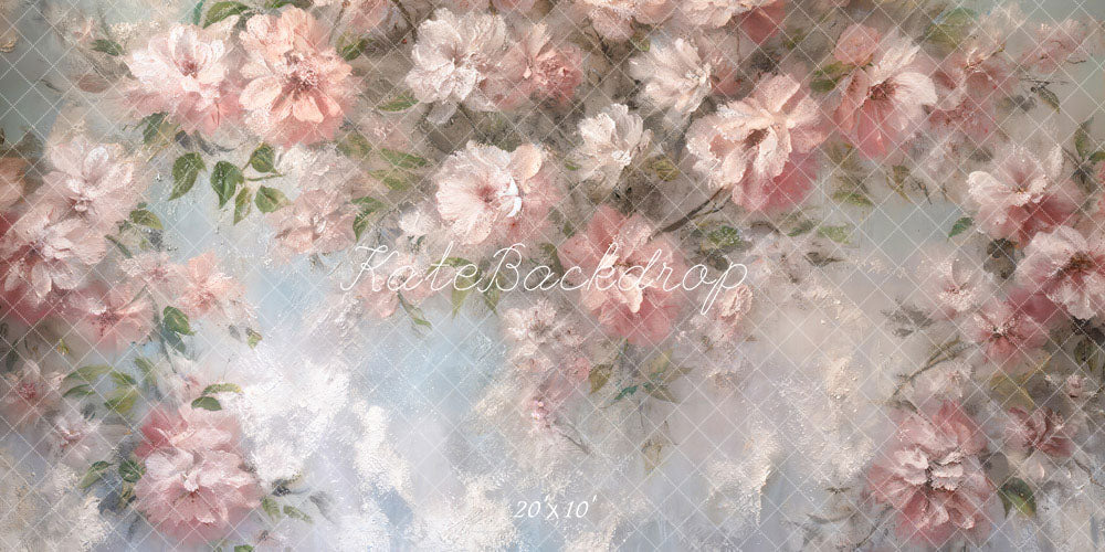Kate Art Oil Painting Style Flowers Backdrop Designed by GQ - Kate Backdrop AU