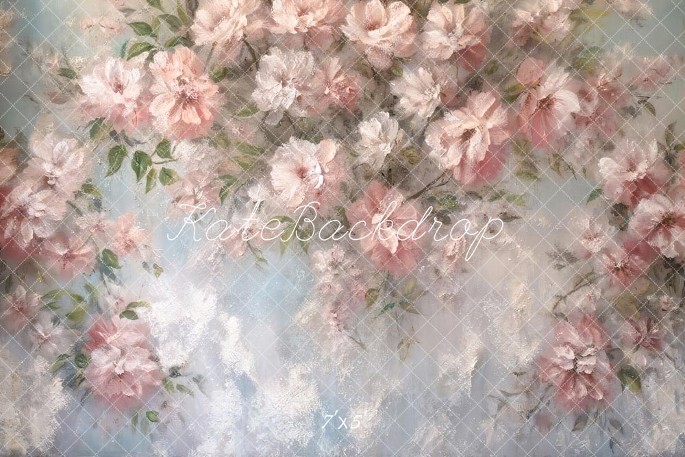 Kate Art Oil Painting Style Flowers Backdrop Designed by GQ - Kate Backdrop AU