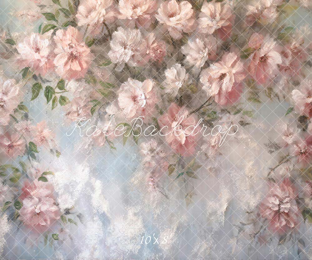 Kate Art Oil Painting Style Flowers Backdrop Designed by GQ - Kate Backdrop AU