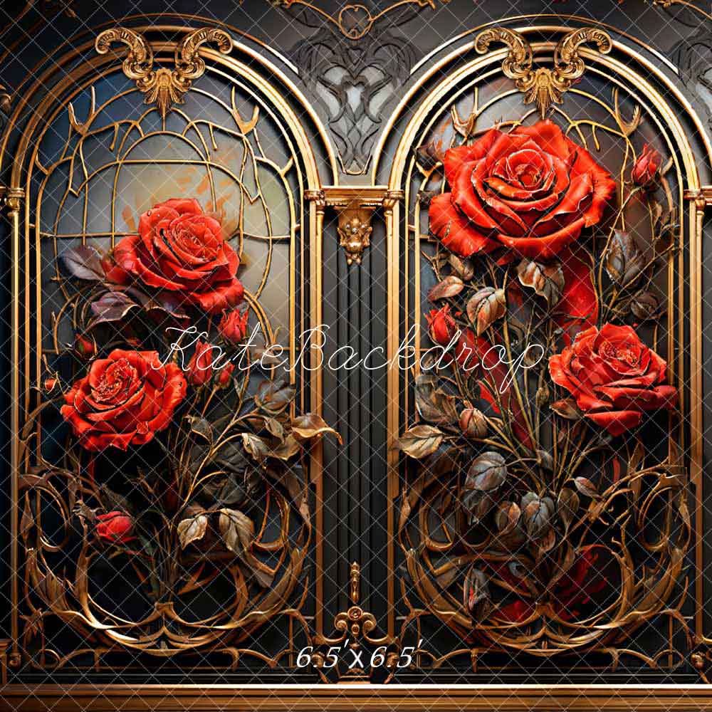 Kate Valentine Rose Metal Vintage Wall Backdrop Designed by Chain Photography - Kate Backdrop AU