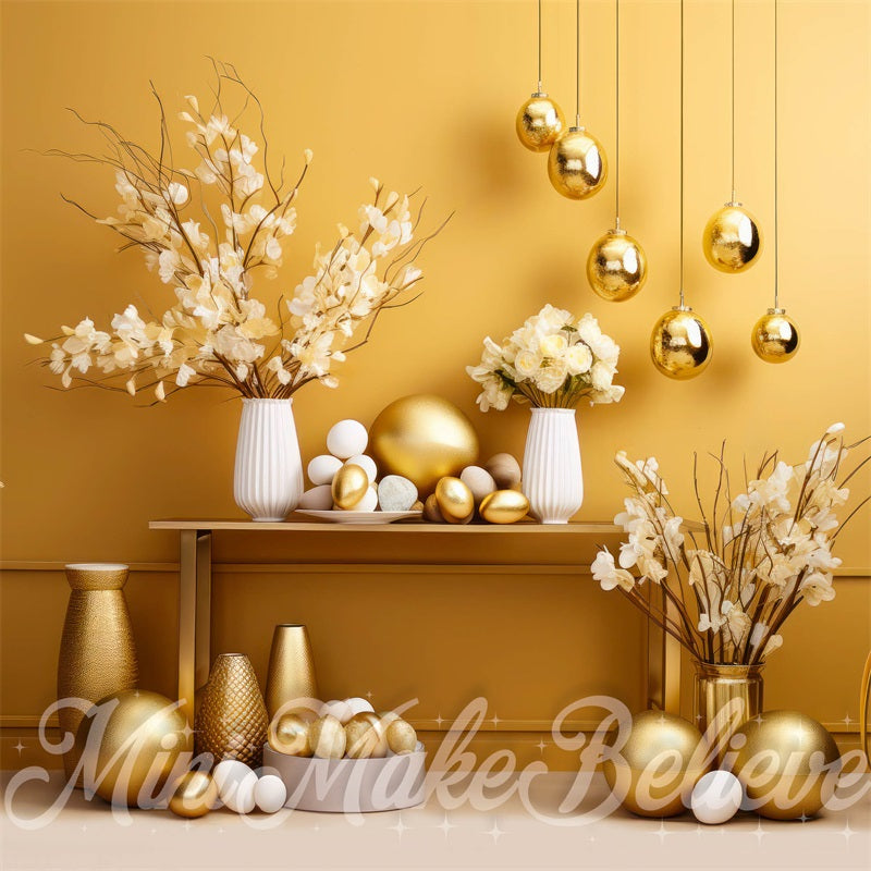 Kate Gold Easter Wall Backdrop Designed by Mini MakeBelieve - Kate Backdrop AU