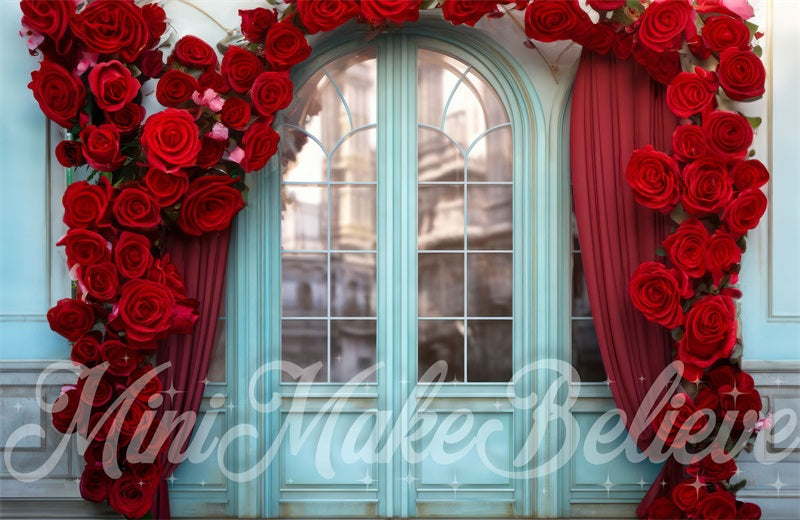 Kate Rose Exterior Wall Backdrop Designed by Mini MakeBelieve - Kate Backdrop AU