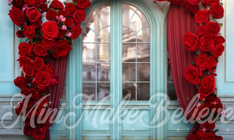 Kate Rose Exterior Wall Backdrop Designed by Mini MakeBelieve - Kate Backdrop AU