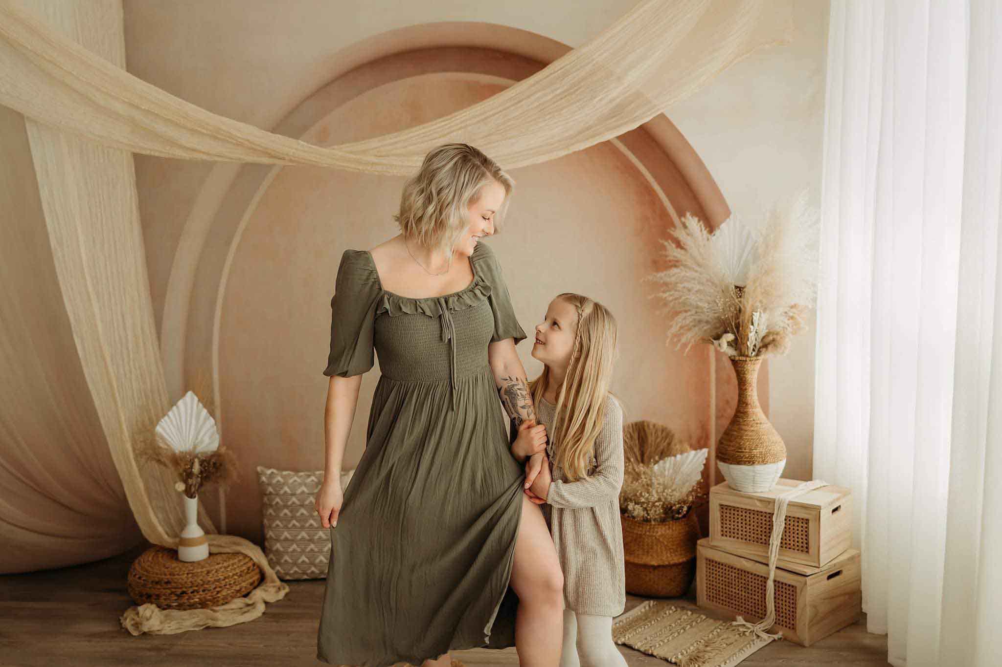 Kate Boho Art Arch Wall Fleece Backdrop Designed by Kate Image - Kate Backdrop AU
