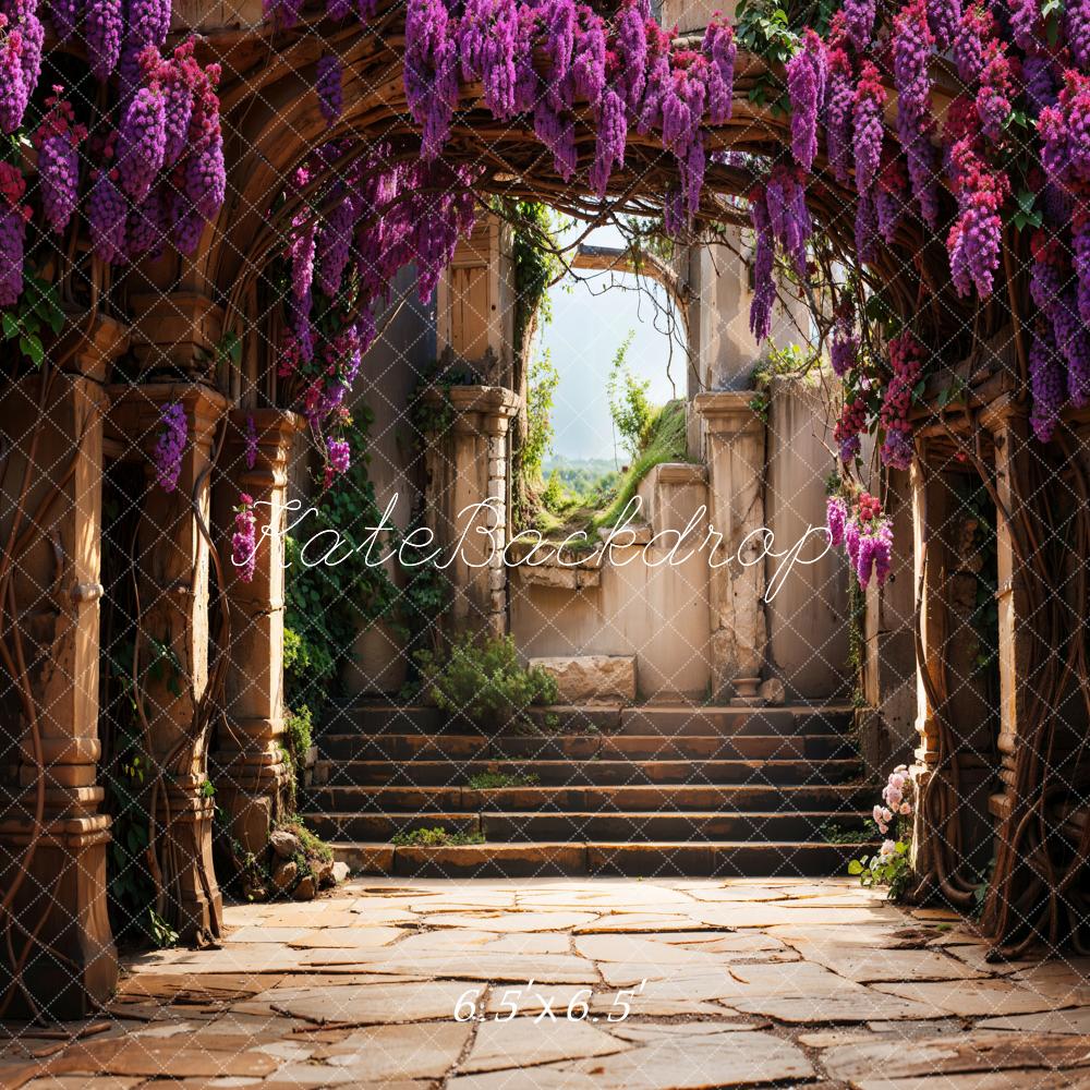 Kate Wisteria Arch Tree Steps Backdrop Designed by Chain Photography - Kate Backdrop AU